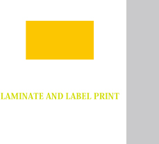 LAMINATE AND LABEL PRINT ラミネートとラベル印刷のページ